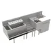 Krowne KR24-MT78 78" Sink Combo Underbar Ice Bin/Cocktail Station - Left 1 image