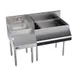 Krowne KR24-W48R-10 48" Blender Station Underbar Ice Bin/Cocktail Station w/ 10 Circuit - 92 lbs / Right 1 image