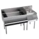 Krowne KR24-W54L-10 54" Blender Station Underbar Ice Bin/Cocktail Station w/ 10 Circuit - 110 lbs / Left 1 image