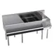 Krowne KR24-W60A-10 60" Blender Station Underbar Ice Bin/Cocktail Station w/ 10 Circuit - 74 lbs 1 image
