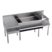 Krowne KR24-W66B-10 66" Blender Station Underbar Ice Bin/Cocktail Station w/ 10 Circuit - 110 lbs 1 image