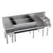 Krowne KR24-W72C-10 72" Blender Station Underbar Ice Bin/Cocktail Station w/ 10 Circuit - 110 lbs 1 image