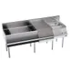 Krowne KR24-W72D-10 72" Blender Station Underbar Ice Bin/Cocktail Station w/ 10 Circuit - 110 lbs 1 image