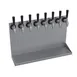 Krowne KWMDT-8S Wall Mounted Drip Tray, Eight Faucets, 24" OA Length, Brushed Stainless Steel 1 image
