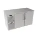 Krowne LS52 52" Back Bar Cooler, Black Finish, 52" W x 24" D, 1/4 HP R290, 30‑40°F, Swing Doors 1 image