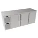 Krowne LS72 72" Wide Black Stainless Bar Cooler, 3-Door, Reach-In, 30-40°F, 1/4 HP, NSF7 Certified 1 image