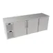 Krowne LS84 84" Three-Section Back Bar Cooler, Black 84" W x 24" D, 1/3 HP R290, 30-40°F, LED Light 1 image