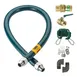 Krowne M10060K Royal Series Moveable Gas Connection Kit, 1” I.D., 60” Long 1 image