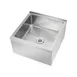 Krowne MS-2424 24" Mop Sink, 21"W x 21"L x 9"D Bowl 1 image