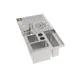 Krowne MW-TC12 MoveWell Tool Caddy Insert, 12" W x 21" D x 6" H Stainless Steel Bar Organizer 1 image