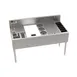 Krowne MW48 48" Blender Station Underbar Ice Bin/Cocktail Station - Adaptive Station Bin with Legs 1 image