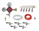Krowne NITROKIT5 Nitro Beer Kit – 5‑Tap, CO2 Reg w/Nitrogen, 5′ & 25′ Air Lines, 5 Sankey Taps Probe 1 image