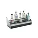 Krowne RD-84 84" L Stainless Steel Double Speed Rail, Sound Deadened Bottom 3 image
