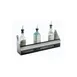 Krowne RS-72 72"W x 5"D Stainless Steel Silver Series Single Speed Rail, Sound Deadened 3 image