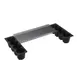 Krowne SCD42H-BW Underbar Ice Bin Partial Cover with Two Plastic Bottle Wells, 42" W x 24" D 1 image