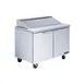 Kool-It KST-36-2 36" Two Section Sandwich / Salad Prep Table w/ 2 Doors, 10 Pans 1 image