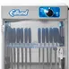 Edlund KSUV-18 Knife Sterilizer 12‑Knife (2 Cleaver), LED UV Door SS 115V70W NEMA5‑15 NSF/cETLus 4 image