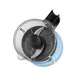 KitchenAid KFC3516VB 3.5‑Cup, Compact, 2‑Speed Food Chopper, Blue Velvet 3 image