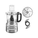 KitchenAid KFP0718CU 7‑Cup, 3‑Speed Food Processor, Contour Silver 2 image