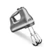 KitchenAid KHM6118CU 6-Speed Hand Mixer with Flex Edge Beaters, Contour Silver 1 image