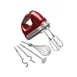 KitchenAid KHM926CA 9-Speed Hand Mixer with Exclusive Accessory Pack, Candy Apple Red 5 image