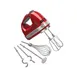 KitchenAid KHM926ER 9-Speed Hand Mixer with Exclusive Accessory Pack, Empire Red 4 image