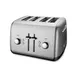 KitchenAid KMT4115CU 4 Slice Toaster w/ Manual High-Lift Lever, Contour Silver Color 1 image