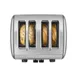 KitchenAid KMT4115CU 4 Slice Toaster w/ Manual High-Lift Lever, Contour Silver Color 5 image
