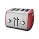 KitchenAid KMT4115ER 4 Slice Toaster w/ Manual High-Lift Lever, Empire Red Color 2 image