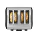 KitchenAid KMT4115OB 4 Slice Toaster w/ Manual High-Lift Lever, Onyx Black Color 4 image