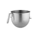 KitchenAid KSMC8QBOWL 8 qt Polished Stainless Steel w/ J Hook Handle for KSMC895, KSM8990, & KSM7990 1 image