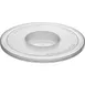 KitchenAid KBC90N Clear Bowl Cover, Fits 4‑1/2‑Qt & 5‑Qt Bowls, Top Rack Safe, 1‑Year Warranty 1 image