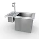 LaCrosse DI-WS-IB Drop-In Ice & Water Unit w/ 30 lbs Ice Capacity 1 image