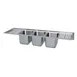 LaCrosse DI43CD Drop-In Sink, Three Compartment, 48" Long 1 image