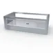 LaCrosse MDG30 Glass Front Ice Display, 30"W x 15"D x 9-1/2"H, Glass, SS Trim & Sides, NSF 1 image