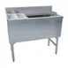  LaCrosse SD36-24CTR+10 Bottle Well Bin Underbar Ice Bin/Cocktail Station w/ 120 lbs Ice Capacity 1 image