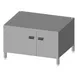 Lainox BSC021 Cabinet In Stainless Steel, with Doors & Side Runners, 1/1 Gn 1 image