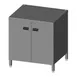 Lainox BSC110 Cabinet In Stainless Steel, with Doors & Side Runners 1 image