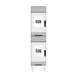 Lainox KCOE026 Stacking Kit, 75.2" H 1 image