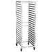 Lakeside 135 16 Pan End Load Full Height Stainless Steel Bun / Sheet Pan Rack w/ 3" Bottom Load Slides 1 image