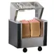Lakeside 155043 Stainless Steel Open Flex Prep Tray & Flatware Cart, Vinyl Laminate Finish 1 image