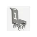 Lakeside 155048 Stainless Steel Utility Dolly, 300 lbs, 30x20 Platform, 8 Casters 3 image