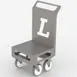 Lakeside 155048 Stainless Steel Utility Dolly, 300 lbs, 30x20 Platform, 8 Casters 1 image