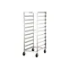Lakeside 158 10 Pan End Load Full Height Stainless Steel Bun / Sheet Pan Rack w/ 5" Bottom Load Slides 3 image