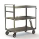 Lakeside 158859 Easy-Tow™ Classroom Meal Delivery Cart with 3 Shelves (35" x 21") 1 image