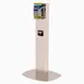 Lakeside 158888 Wipe Dispensing Stand with Integrated Waste Bin, 20" x 17" Base 1 image