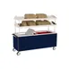 Lakeside 159518 Lunch-Time Mobile Meal Transport Cart, (2) Double-Sided Slanted Overhead Shelves 3 image