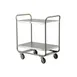 Lakeside 243 Stainless Steel 2-Shelf Tubular Utility Cart - 36" x 22" x 40-5/8" 3 image