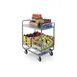 Lakeside 243 Stainless Steel 2-Shelf Tubular Utility Cart - 36" x 22" x 40-5/8" 4 image