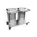 Lakeside 2820 Mobile Double Platform Cantilever Tray Dispenser for 20" x 20" Trays 3 image